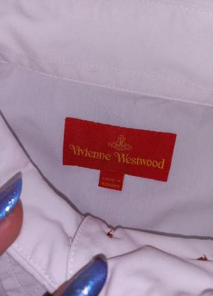 Белоснежная рубашка vivienne westwood 48 размер7 фото