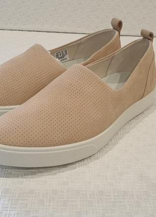 Еcco gillian casual slip-on женские кожаные слипоны. оригинал.5 фото