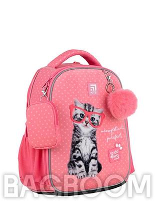 Рюкзак шкільний каркасний kite education studio pets sp24-555s-2