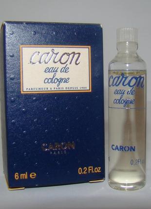 Пробник caron eau de cologne. оригинал. винтаж