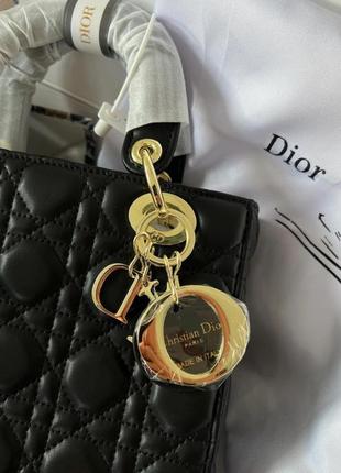 Christian dior small lady dior my abcdior bag black3 фото