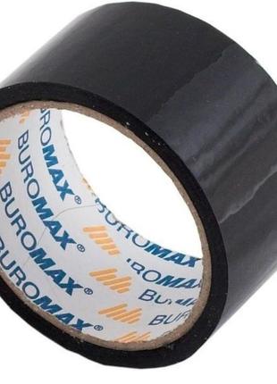 Скотч buromax packing tape 48мм x 35м х 43мкм, black (bm.7007-01)