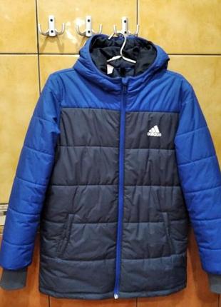Р.164 adidas (оригинал) зимняя куртка.