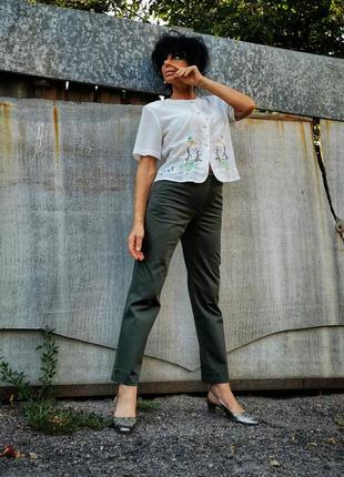 Джинси висока талія посадка anne brooks штани #73