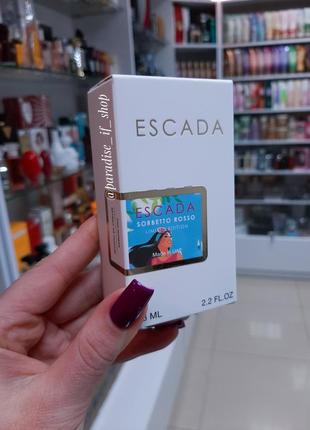 Escada sorbetto rosso | соковитий солодкий парфум!