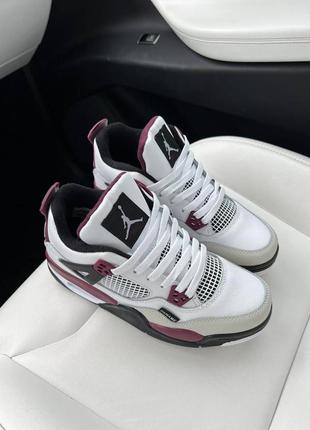 Кросівки jordan retro 4 cherry black4 фото