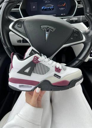 Кросівки jordan retro 4 cherry black1 фото