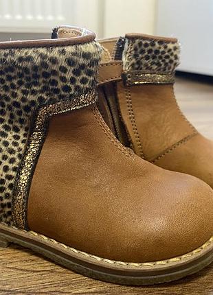 Ботинки кожаные