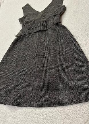 Платье сарафан базовой юбка трапеция2 фото