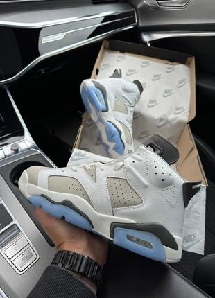 Чоловічі кросівки nike air jordan retro 6 / найк джордан / демісезонні / весняні, літні, осінні / взуття / шкіра, замша / чорні, білі, сірі, хакі