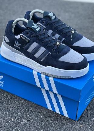Кроссовки adidas forum сине-белые