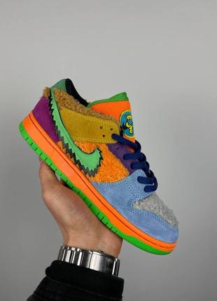 Nike sb dunk low x grateful dead bears multicolor