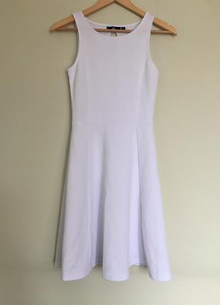 Красивое белое платье kiabi р. xs/s біле плаття как zara mango cos asos h&m bershka guess