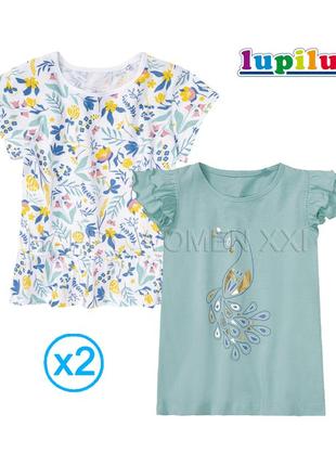 2-4 роки набір футболок для дівчинки базова футболка бавовна дитяча бавовняна футболочка