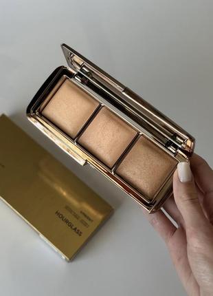 Палетка палитра для лица тройка прозрачная финишная сияющая пудра хайлайтер бронзер charlotte tilbury airbrush flawless finish volume 2 ii