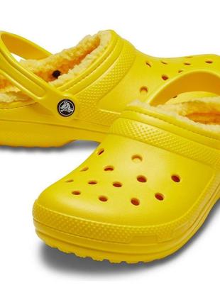 Crocs classic lined clog w10 41-42 р. (26 см) оригинал теплые мягкие сабо с мехом крокс