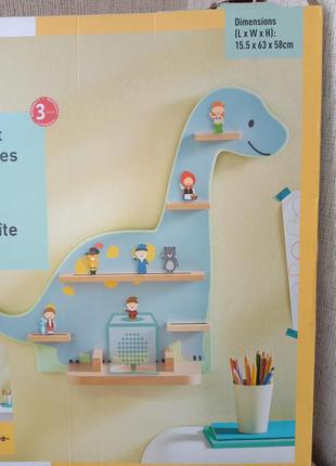 Дерев'яна дитяча полиця livarno
