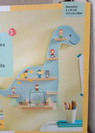 Дерев'яна дитяча полиця livarno
