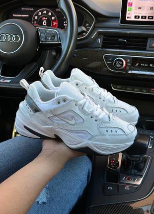 Жіночі кросівки nike m2k tekno / найк / демісезонні / весняні, літні, осінні / взуття / шкіра / чорні, білі, сірі