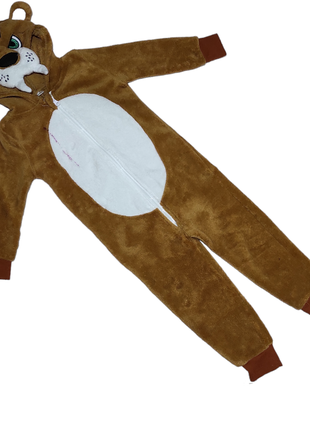 Тепла зимова піжама кігурумі чоловічок домашній одяг костюм дієґо з льодовикового періоду на 2-3 роки  92-98 см