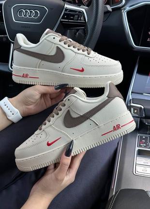 Жіночі кросівки nike air force 1 winter / найк форси / утеплені / зимові / взуття / шкіра, хутро / білі, чорні, бежеві / з хутром