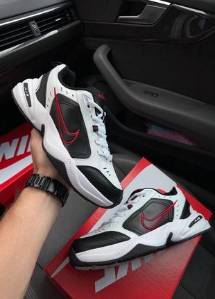 Nike air max monarch iv white black red