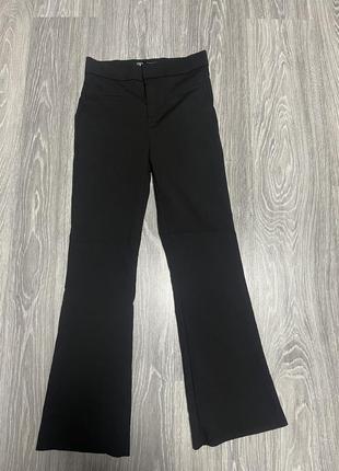 Маленькие брюки брюки клеш укороченные zara mini flare trousers5 фото