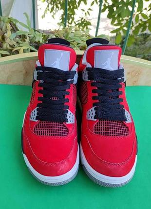 Кроссовки nike air jordan 4 retro toro bravo кожа