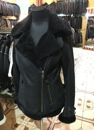 Сезонний розпродаж! натуральна жіноча дублянка!4 фото