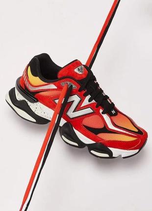 Кроссовки dtlr new balance 9060 "fire sign"🔔1 фото