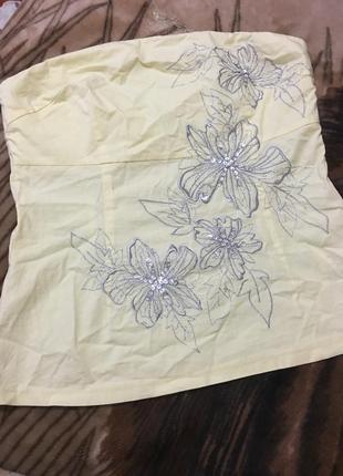 Красивый котоновый топ jane norman