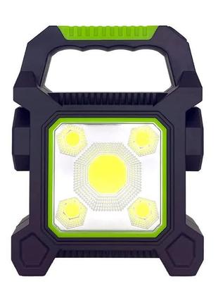 Кемпинговый фонарь аккумуляторный vhg jy-258b с повербанком multifunctional portable lamp black