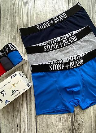 Трусы (5 шт) в коробке мужские набор подарка боксеры комплект мужское нижнее белье