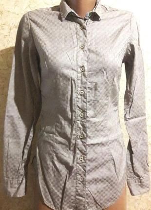 Стильная необычная рубашка из коттона