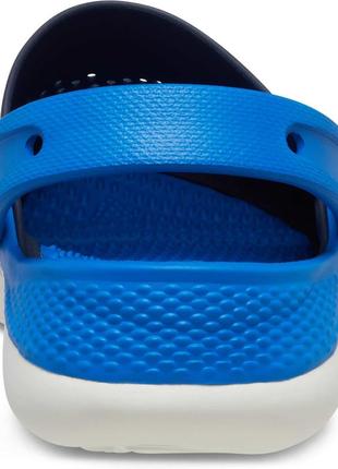 Crocs literide 360 детские кроксы темно синие4 фото