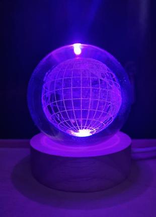 Светильник ночник подсветка "платочный шар" светильник слой10 фото