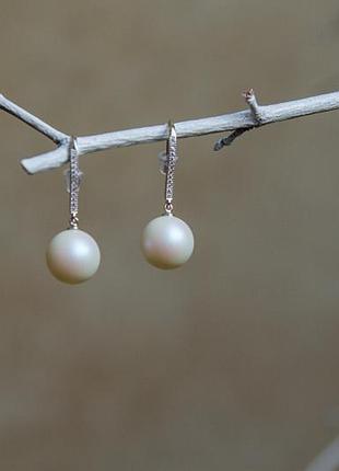 Сережки swarovski, красиві жіночі сережки