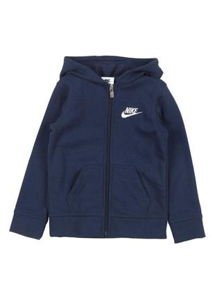 Теплая кофта капюшонка nike, балахон зип-худи nike с начесом, 11-13 лет1 фото