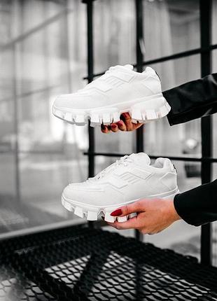 Жіночі кросівки prada cloudbust thunder "white"