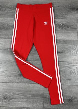 Женские оригинальные спортивные коттоновые лосины adidas2 фото