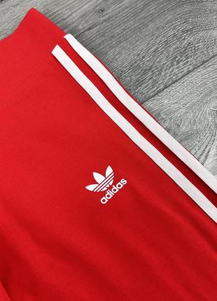 Жіночі оригінальні спортивні котонові лосіни adidas5 фото