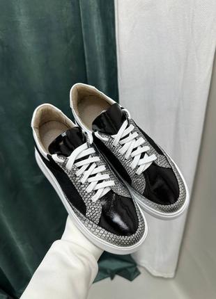 Кеды кроссовки черные с серебром много цветов7 фото