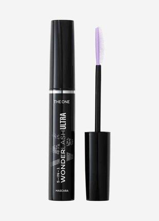 Мультифункціональна туш для вій 5 в 1 the one wonder lash ultra з ефектом hd 43123 oriflame