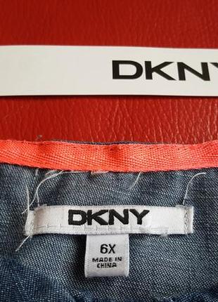 Сарафан под джинс dkny, р. 6, на 6 лет8 фото