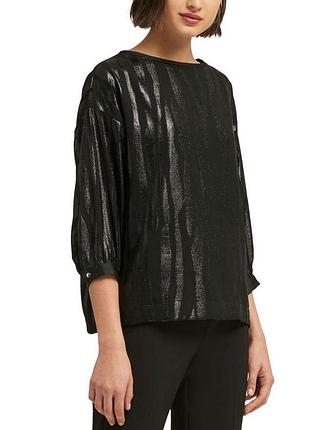 Dkny блуза чорна вечірня оверсайз м l xl
