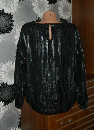 Dkny блуза черная вечерняя оверсайз м l xl7 фото