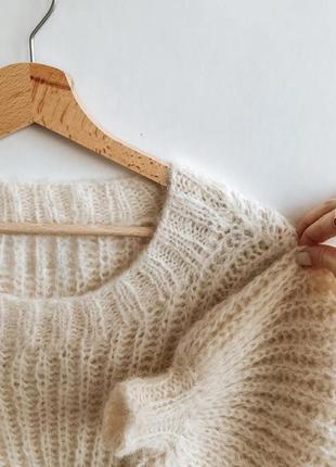 Базовий светр оверсайз з вовни альпака4 фото