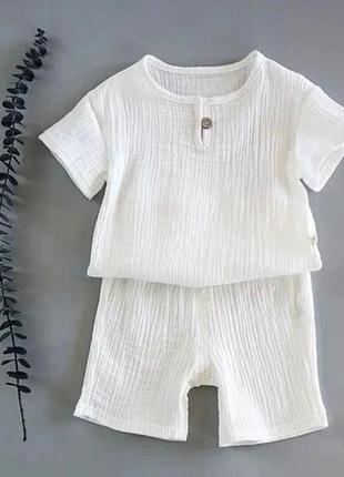 Муслінові костюми для дітей на зріст: 80-140см