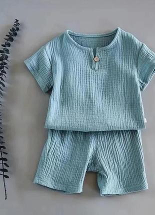 Муслінові костюми для дітей на зріст: 80-140см