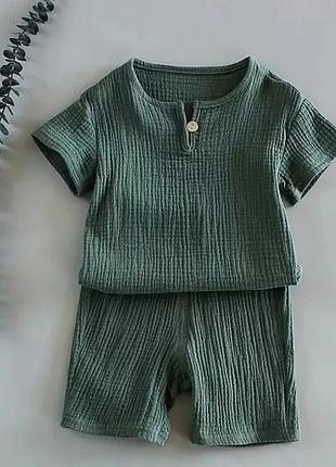 Муслінові костюми для дітей на зріст: 80-140см